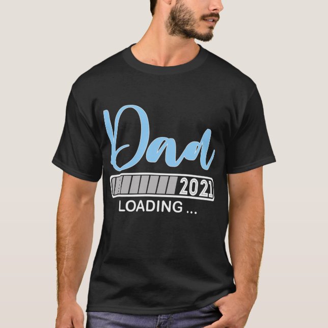 Pappa st 2021 Loading future New Pappa Baby T Shirt (Framsida)