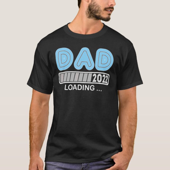 Pappa st 2022 Loading future New pappa Baby Far T Shirt (Framsida)