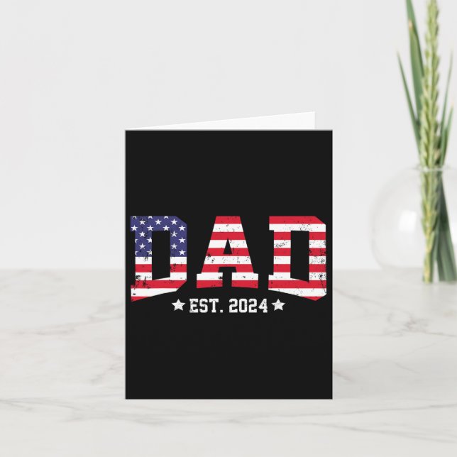 Pappa st 2024 First Fars dag befordrad till pappa Kort (Framsida)