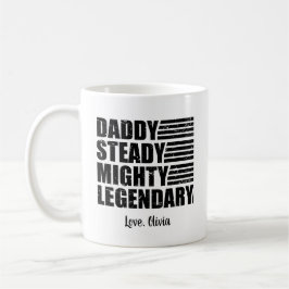 Pappa Stabil Mäktig Legendarisk Personlig Kaffemugg