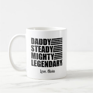 Pappa Stabil Mäktig Legendarisk Personlig Kaffemugg