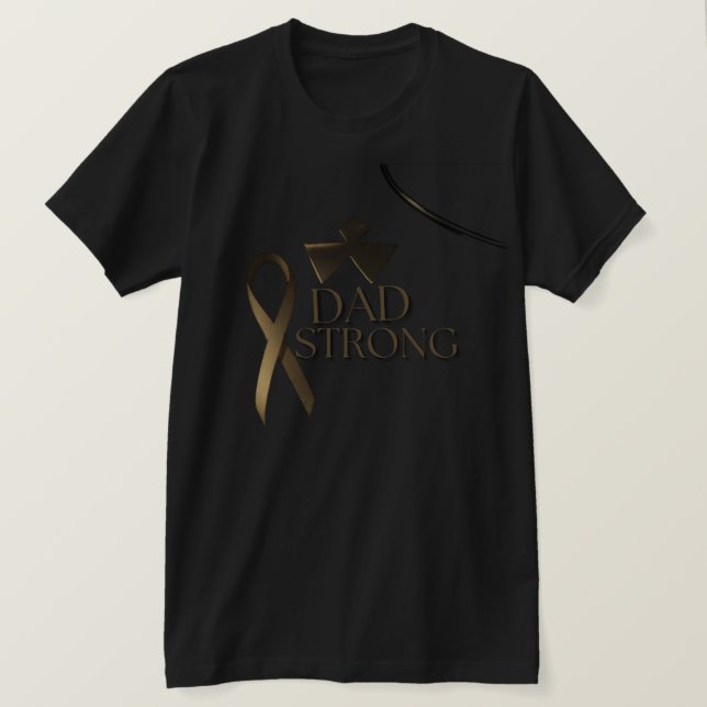 Pappa Stark T-Shirt för cancerupplysning – Stark P (Design framsida)