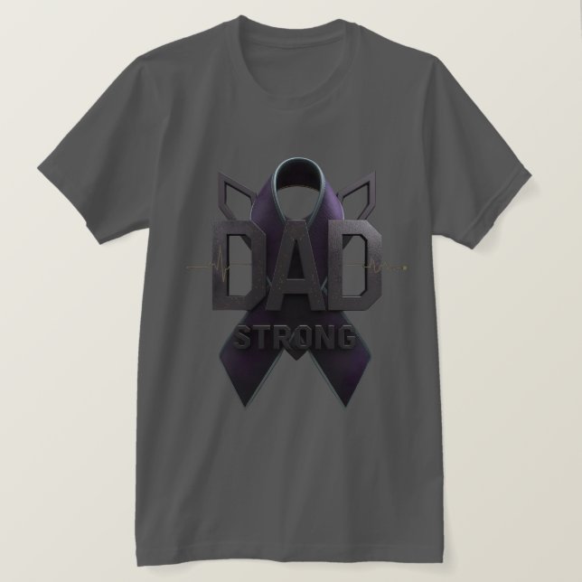 Pappa Stark T-Shirt för cancerupplysning – Stark P (Design framsida)