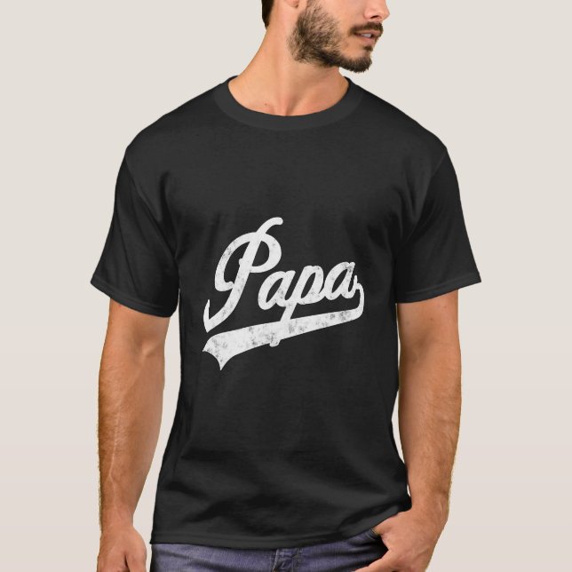 Pappa Stil Fatherâ€™S Day for Pappa Grandpa T Shirt (Framsida)