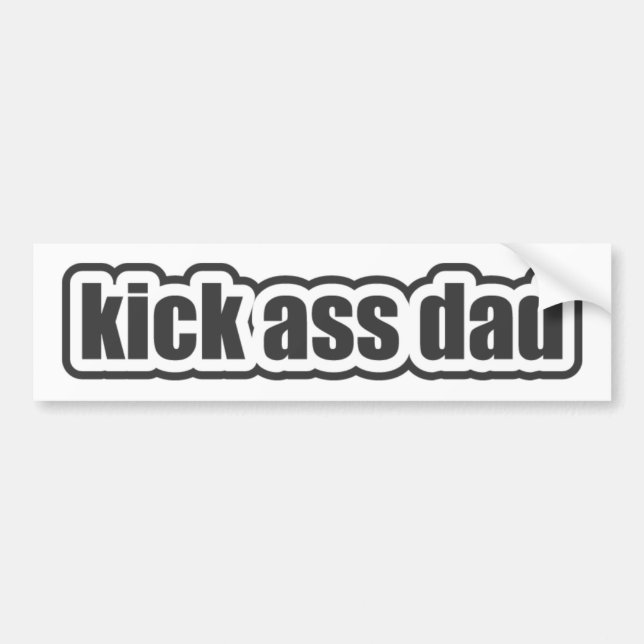 Pappa-stötfångare Bildekal (Framsidan)