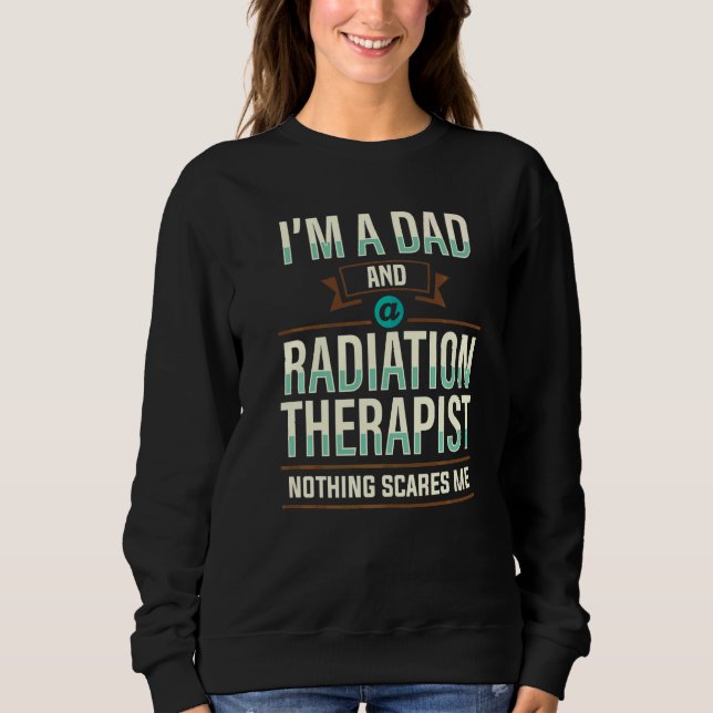 Pappa Strålterapeut Röntgenstrålningsterapi Appar T Shirt (Framsida)