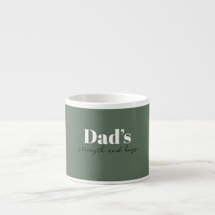 Pappa Strength och Hugs - Fars dag Gift   Espressomugg