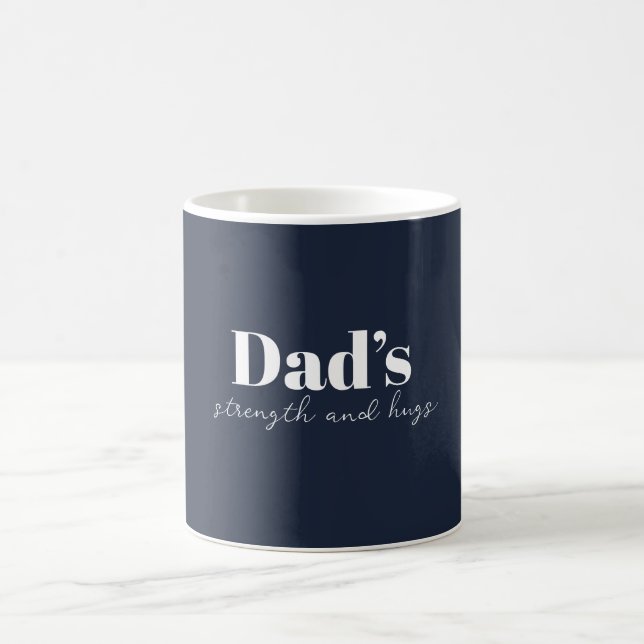 Pappa Strength och Hugs - Fars dag Gift | Kaffemugg (Center)