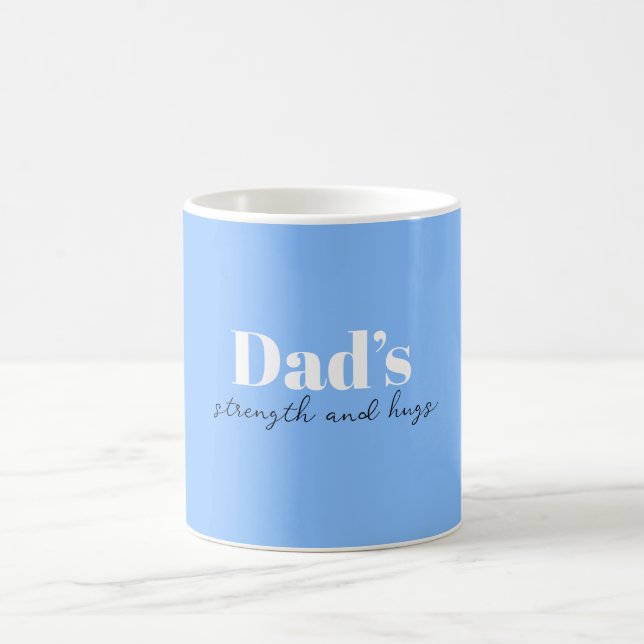Pappa Strength och Hugs - Fars dag Gift | Kaffemugg (Center)