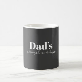 Pappa Strength och Hugs - Fars dag Gift | Kaffemugg