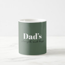 Pappa Strength och Hugs - Fars dag Gift | Kaffemugg