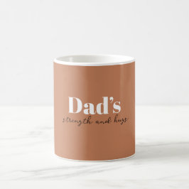 Pappa Strength och Hugs - Fars dag Gift | Kaffemugg