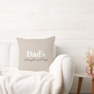 Pappa Strength och Hugs - Fars dag Gift   Kudde