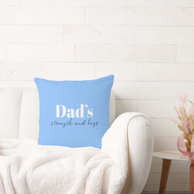 Pappa Strength och Hugs - Fars dag Gift | Kudde (Soffa)