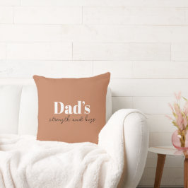 Pappa Strength och Hugs - Fars dag Gift | Kudde
