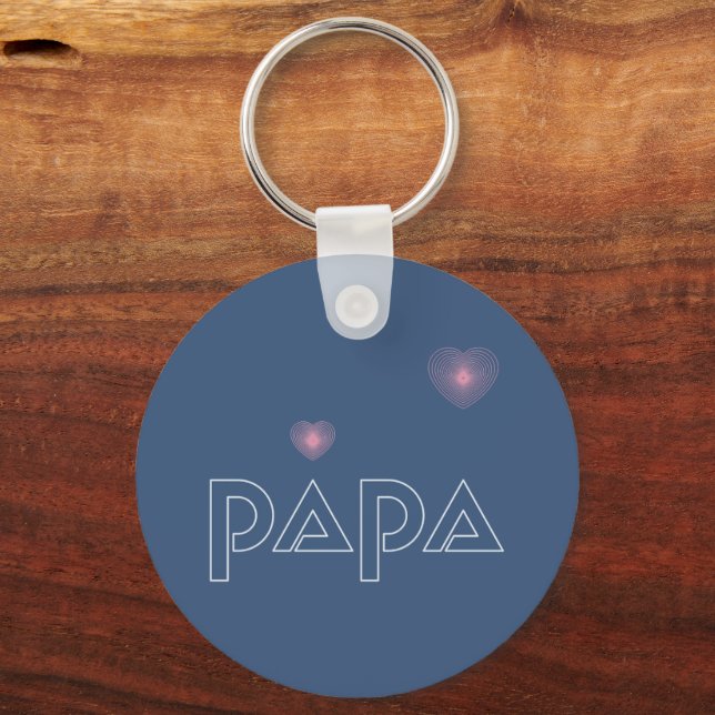 Pappa, styrljus nyckelring (Framsida)