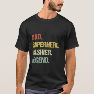 Pappa superhjälte cashier legend t shirt