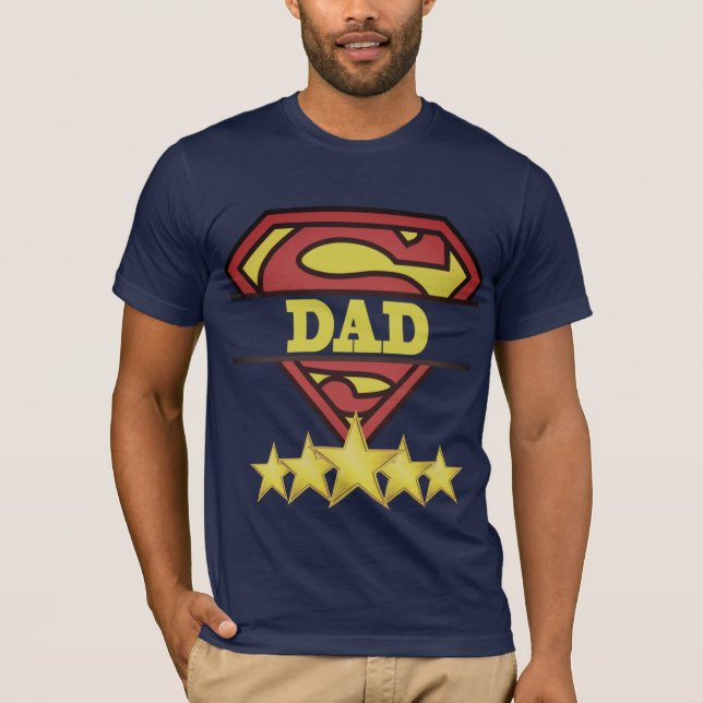 Pappa SuperStar T Shirt (Framsida)