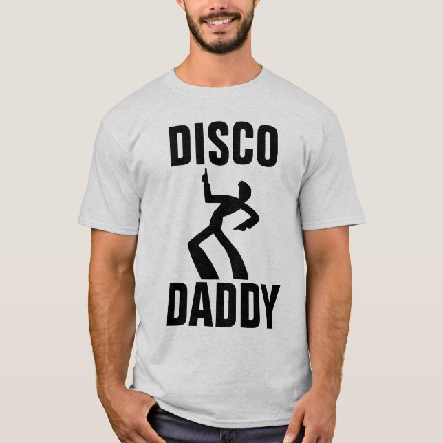 PAPPA T-SHIRTS DISCO 1970S DADDY (Framsida)