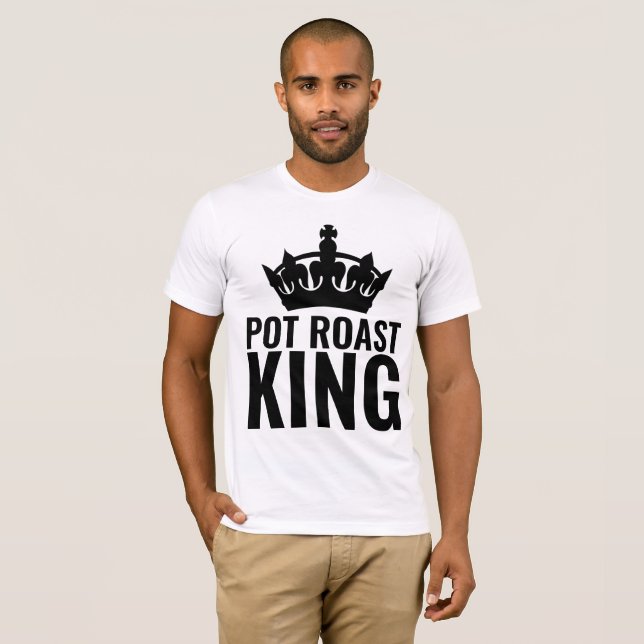 PAPPA T-SHIRTS POT ROAST KUNG MANAR SHIRT (Hel framsida)