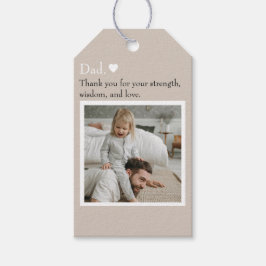 Pappa, Tack för - Anpassningsbar, foto och text | Presentetikett
