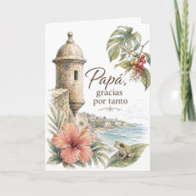 Pappa tack för så mycket Puerto Rico Fars dag