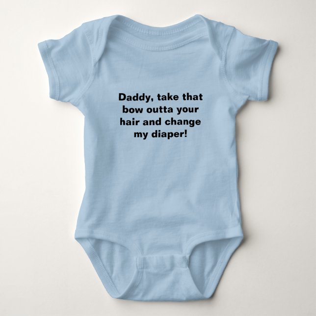 Pappa take som bugar outta ditt hår och ändrar… t shirt (Framsida)