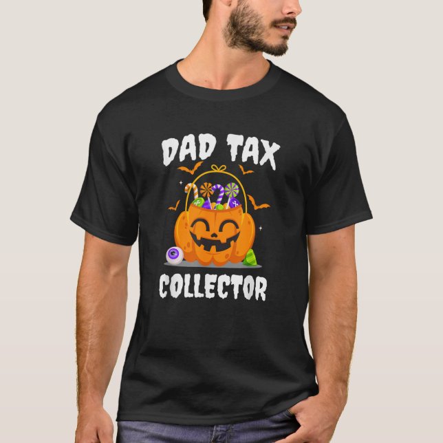 Pappa Tax Collector Far Duties Pappa Jokes Pumpkin T Shirt (Framsida)