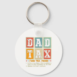 Pappa tax Funny Foodie Snack Humor Nyckelring