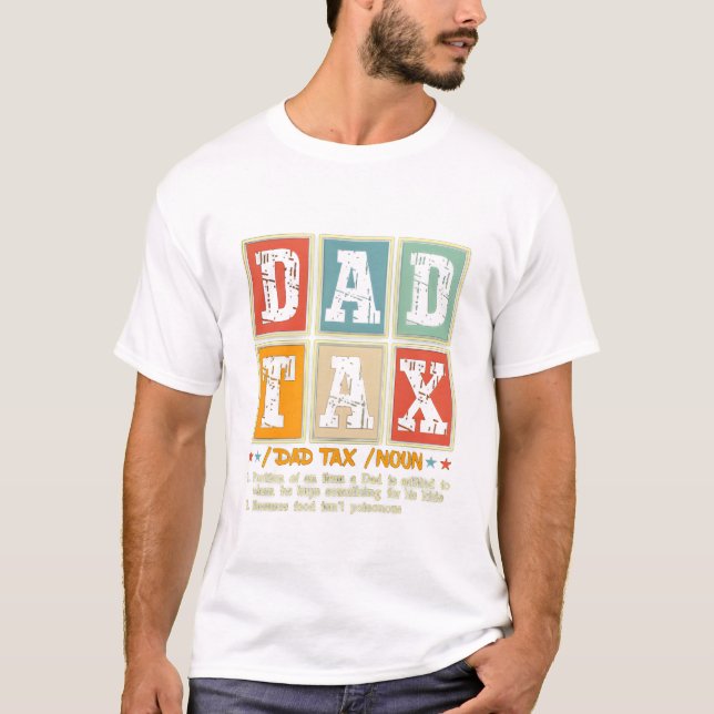 Pappa tax Funny Foodie Snack Humor T Shirt (Framsida)