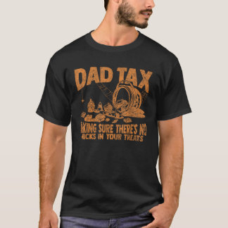 Pappa Tax Halloween Bus eller godis Candy Pumpkin T Shirt