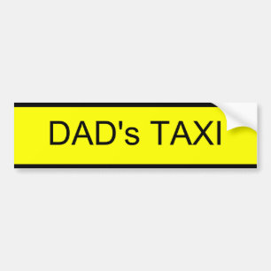 pappa taxi bildekal