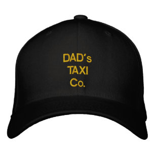 Pappa Taxi Company Embroidering Hat Broderad Keps