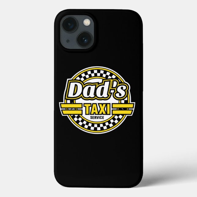 Pappa Taxi Service - Fars dag iphone case (Baksida)