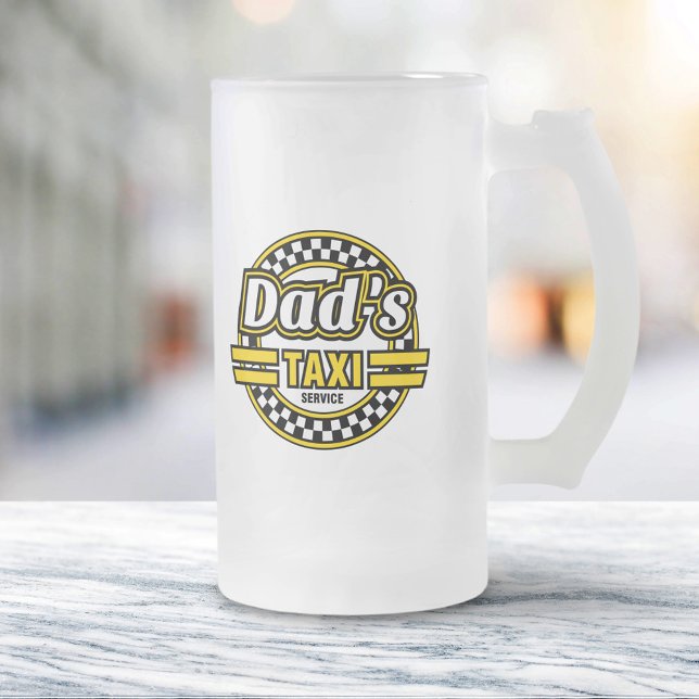 Pappa Taxi Service Frostat Ölglas (Skapare uppladdad)