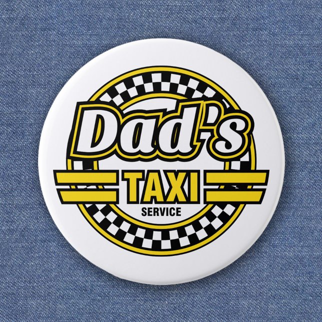 Pappa Taxi Service Knapp (Skapare uppladdad)