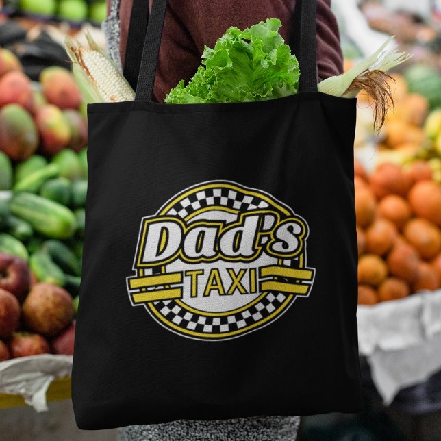 Pappa Taxi Sign Tygkasse (Skapare uppladdad)
