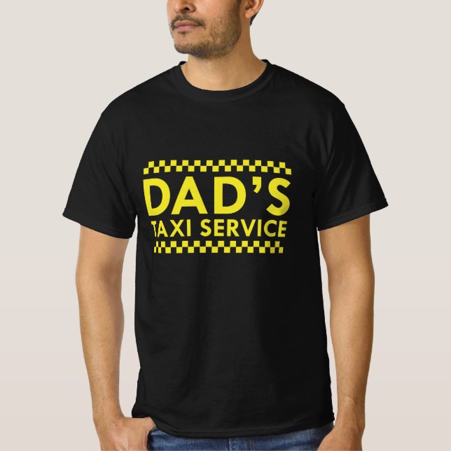 Pappa Taxi T Shirt (Framsida)