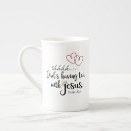 PAPPA TEA MED JESUS Christian Quiet Time Benporslin Mugg