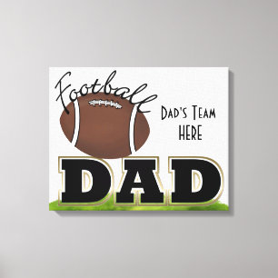 Pappa Team Wrapped Canvas