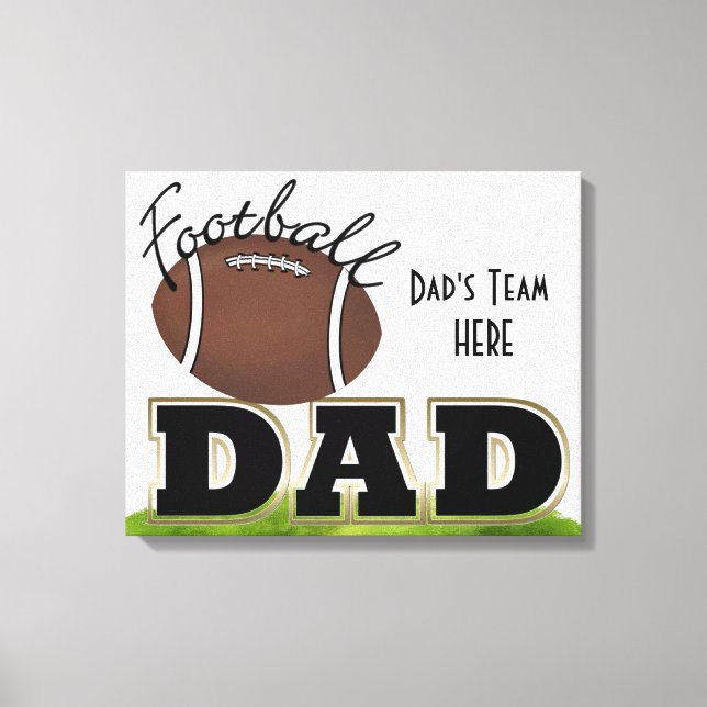 Pappa Team Wrapped Canvas (Framsida)