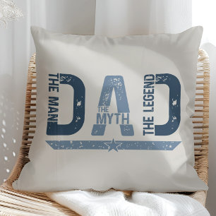 "PAPPA The Man Mith Legend" Fars dag Gift Kudde