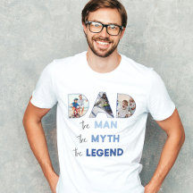 PAPPA The Man Myth Legend Blue Gradient Photo