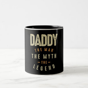 Pappa the Man the Myth the Legend - Far Två-Tonad Mugg