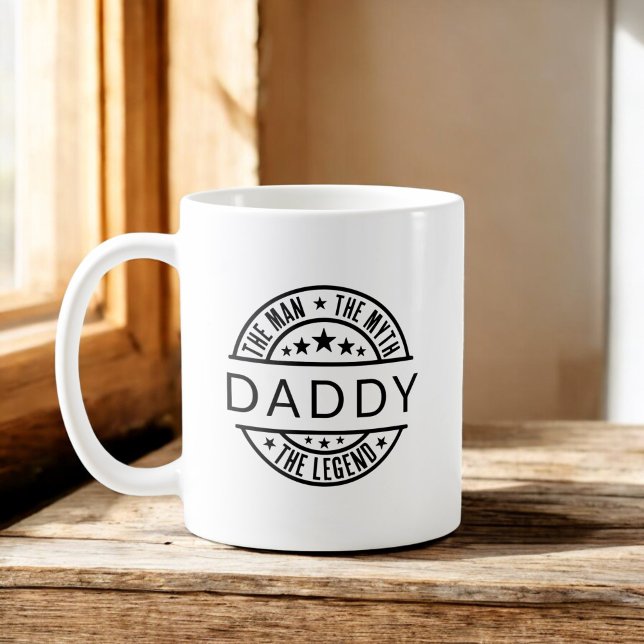 Pappa the Man the Myth the Legend Kaffemugg (Skapare uppladdad)