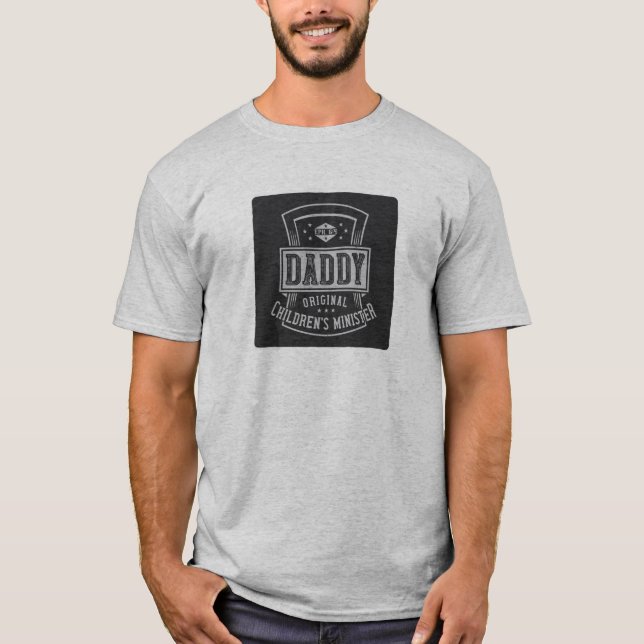 Pappa- The Original Children's Minister T Shirt (Framsida)