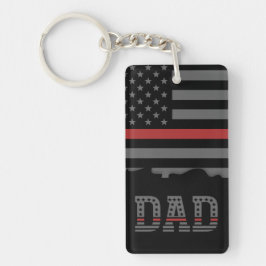 Pappa Thin Red Line Firefighter Pappa Gifts