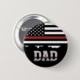 Pappa Thin Red Line Firefighter Pappa Gifts Knapp
