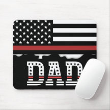 Pappa Thin Red Line Firefighter Pappa Gifts