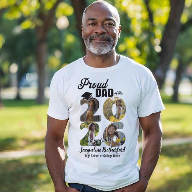 Pappa till 2026 års examen t shirt (Skapare uppladdad)